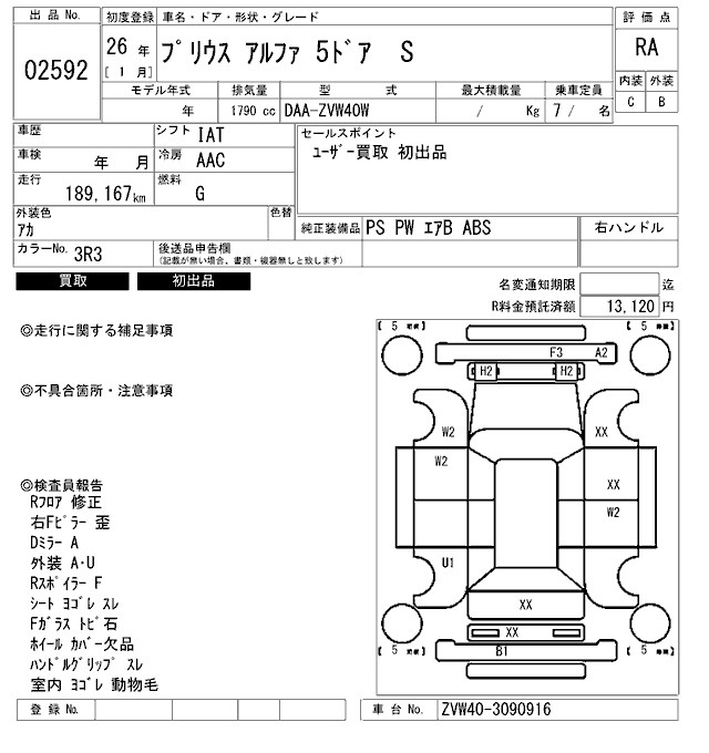 Аукционный лист