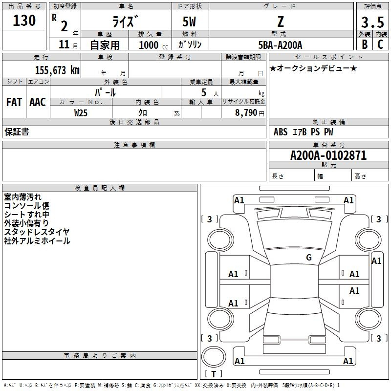 Аукционный лист