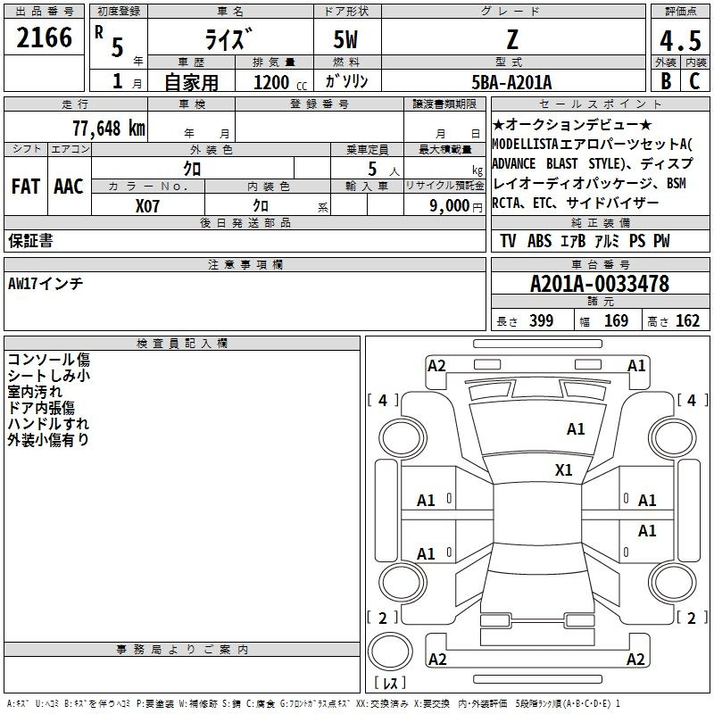 Аукционный лист