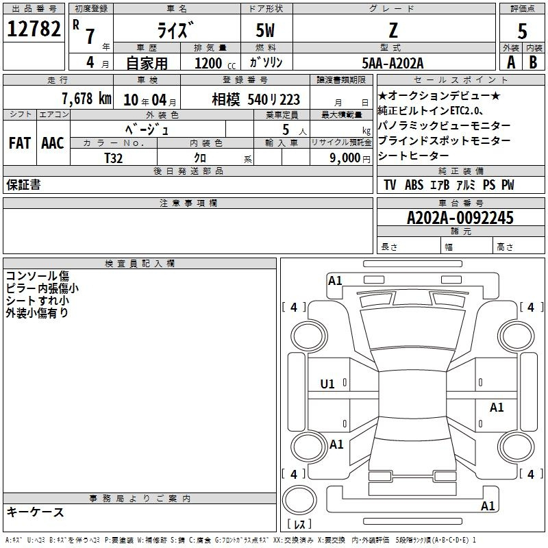 Аукционный лист