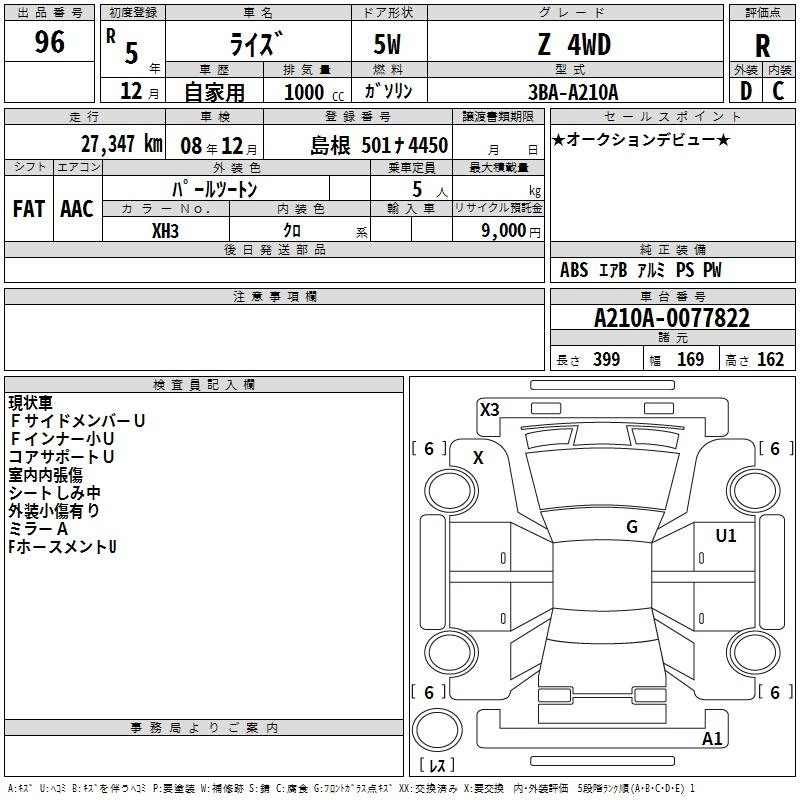 Аукционный лист