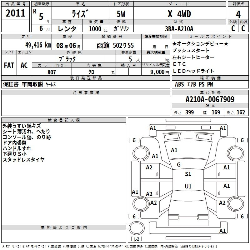 Аукционный лист
