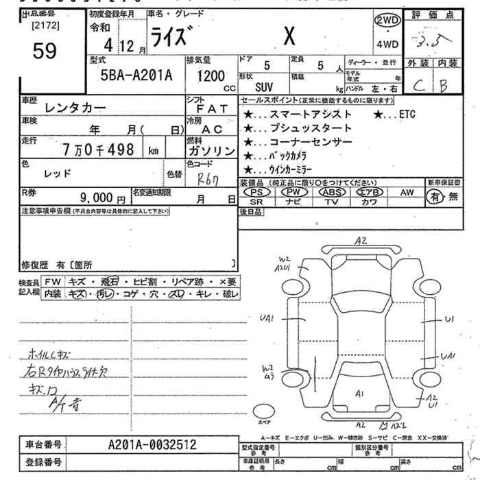 Аукционный лист
