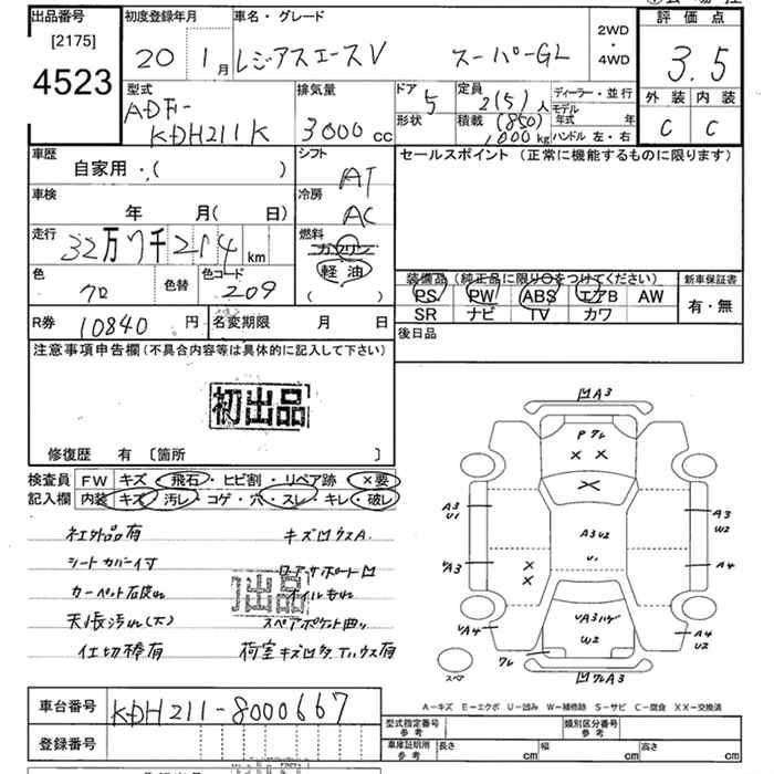 Аукционный лист