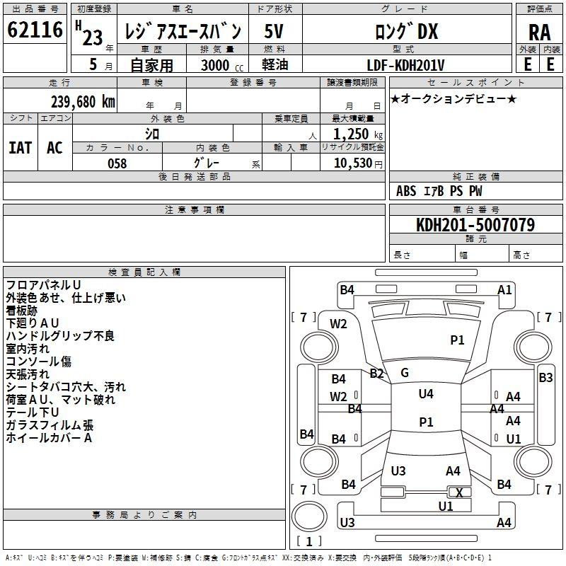 Аукционный лист