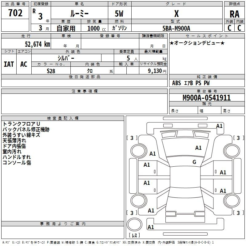 Аукционный лист