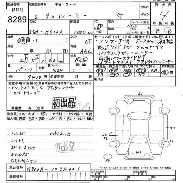 Аукционный лист