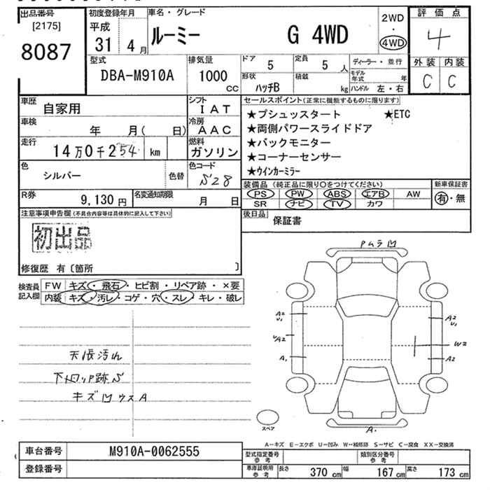 Аукционный лист