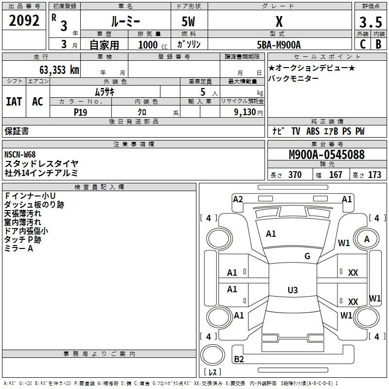 Аукционный лист