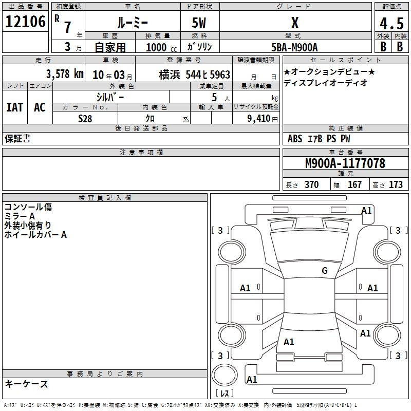 Аукционный лист