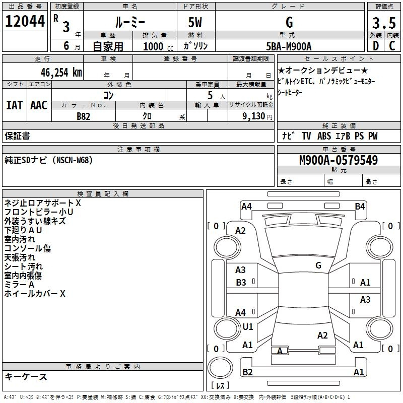 Аукционный лист
