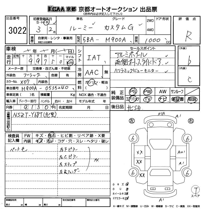 Аукционный лист