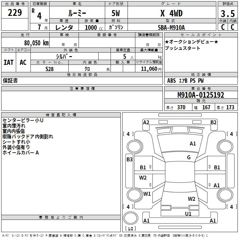 Аукционный лист