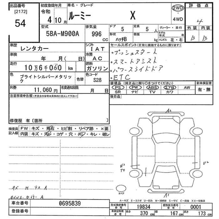Аукционный лист