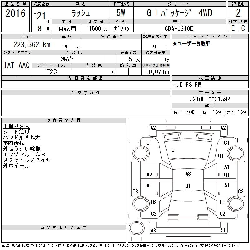 Аукционный лист