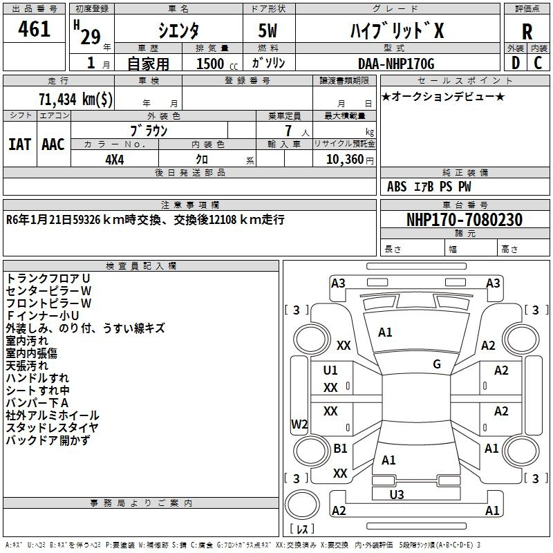 Аукционный лист