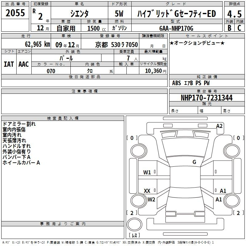 Аукционный лист