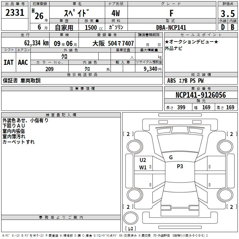 Аукционный лист