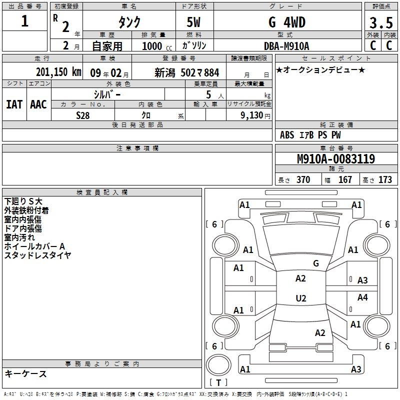 Аукционный лист