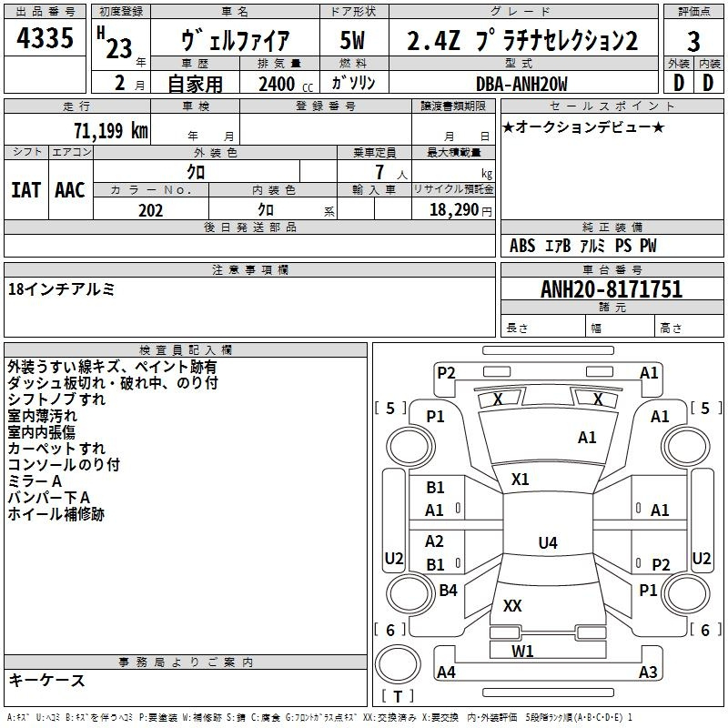 Аукционный лист