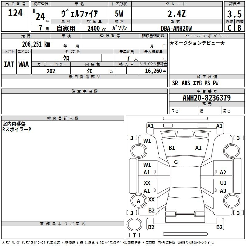 Аукционный лист