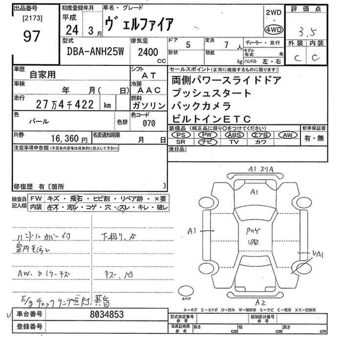 Аукционный лист