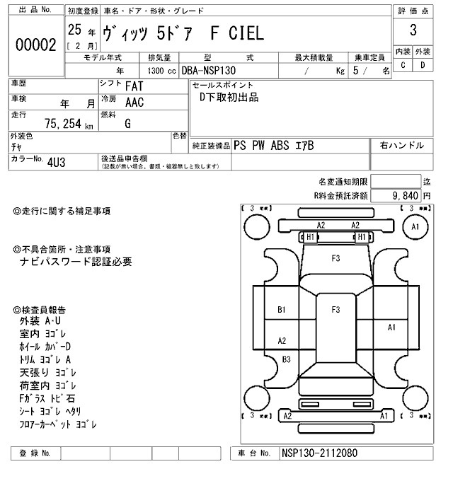 Аукционный лист