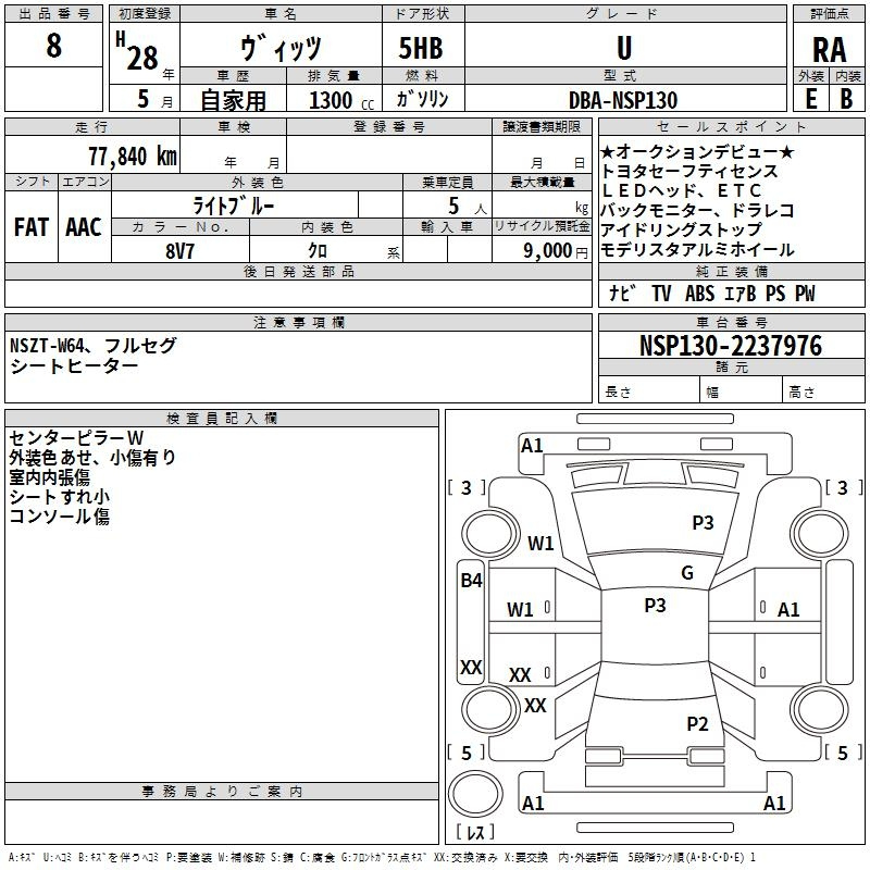 Аукционный лист