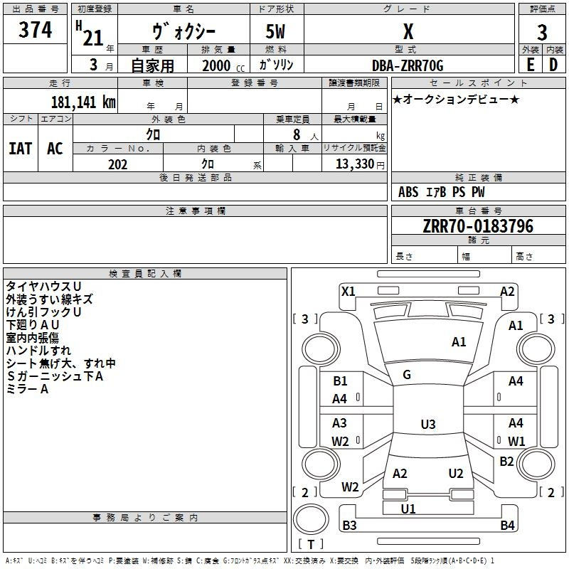 Аукционный лист