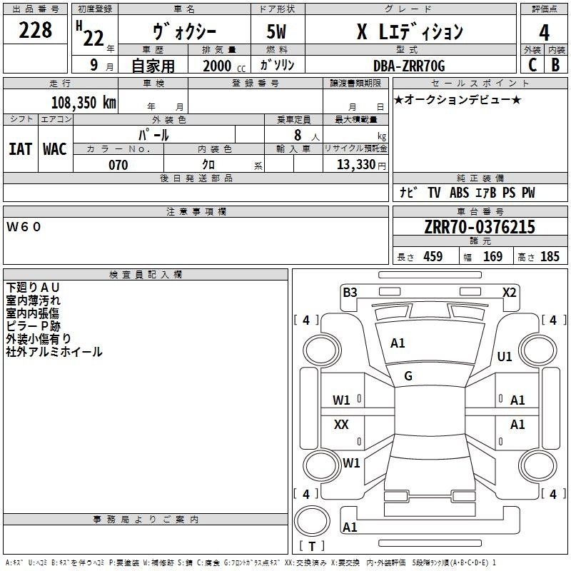 Аукционный лист