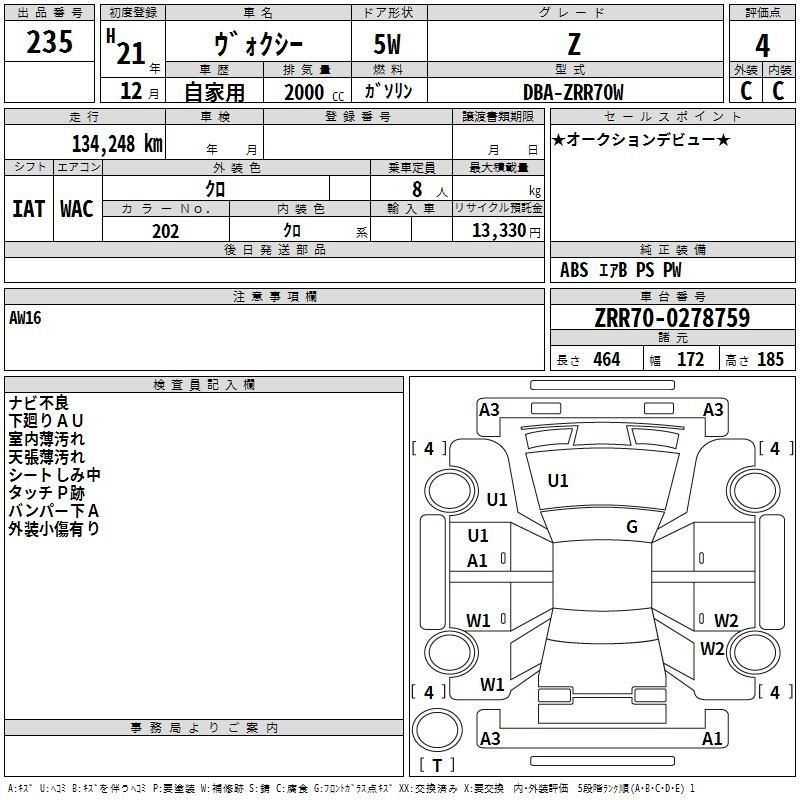 Аукционный лист