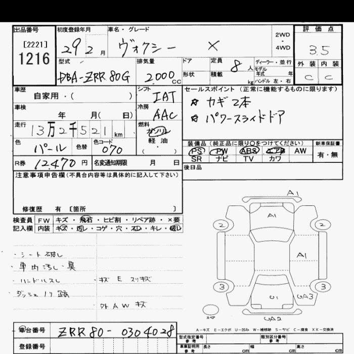 Аукционный лист