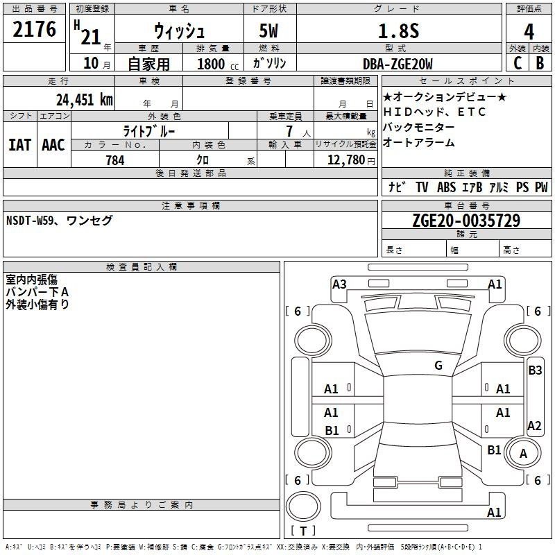 Аукционный лист