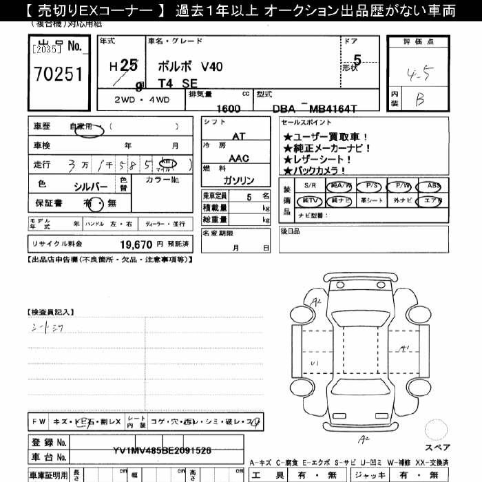 Аукционный лист